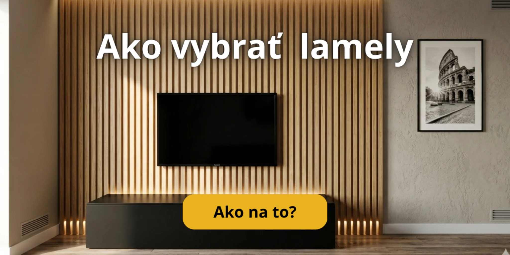 lamely na stenu v ob�va�ke � uk�ka spr�vneho v�beru dekoru, rytmu a napojenia na n�bytok