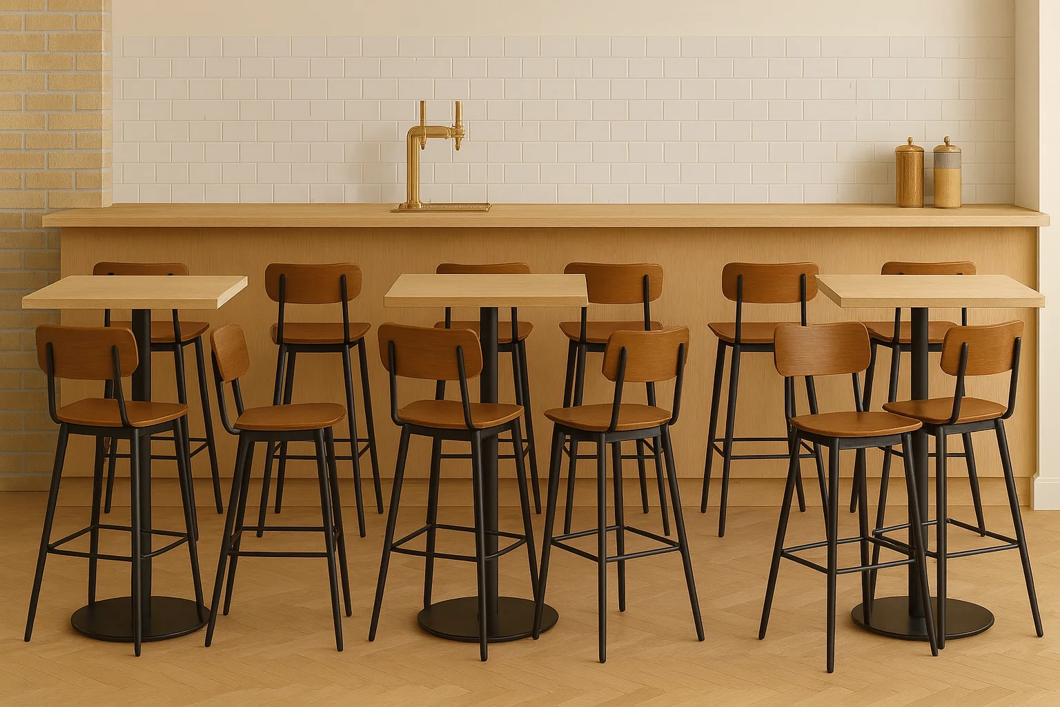 Centrlne podnoe na stl pre gastro prevdzky  idelne rieenie pre menie priestory a modern kaviarne.