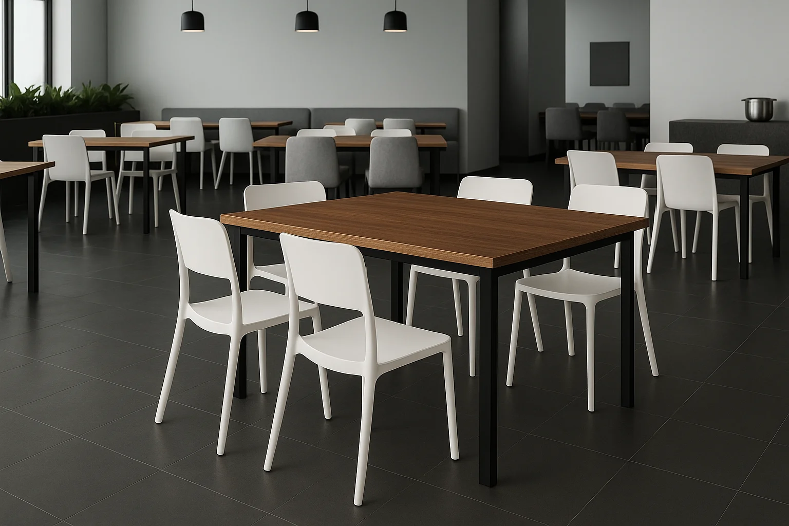 Stabiln stolov nohy pre retaurcie a kaviarne, ktor zaruuj pevnos a estetick vzhad.