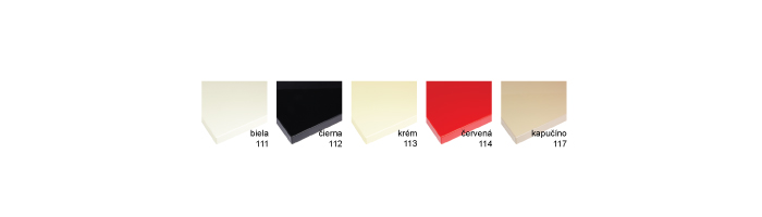 Jednostrann� akryl�tov� dvierka