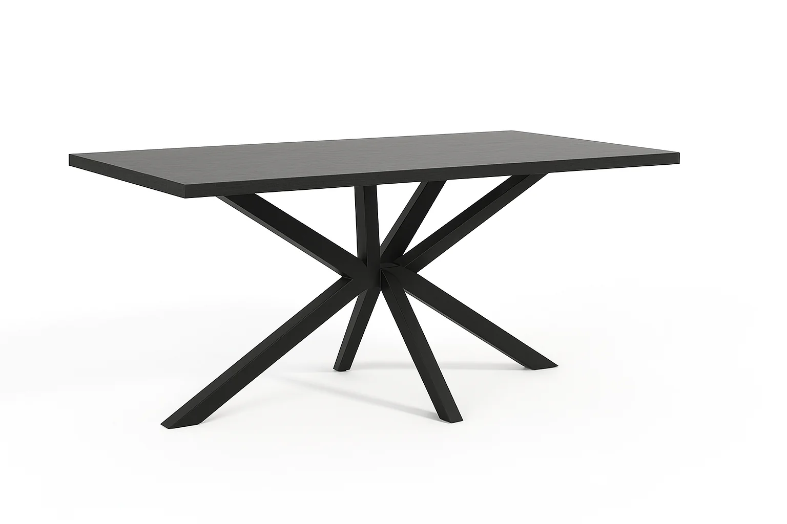 Stolové podnože – moderná čierna kovová podnož pre jedálenský stôl