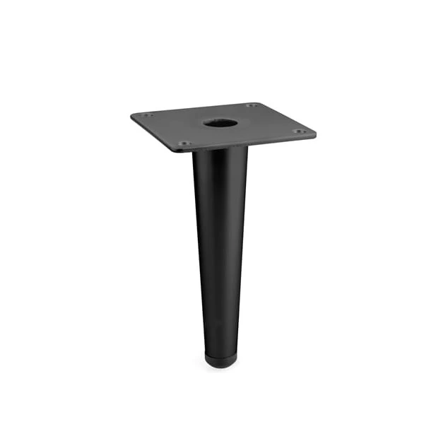 �ierna kovov� n�bytkov� no�i�ka s mont�nou plat�ou � detail produktu