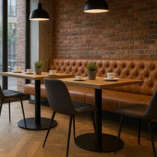 Nohy na stôl pre reštauráciu a kaviareň