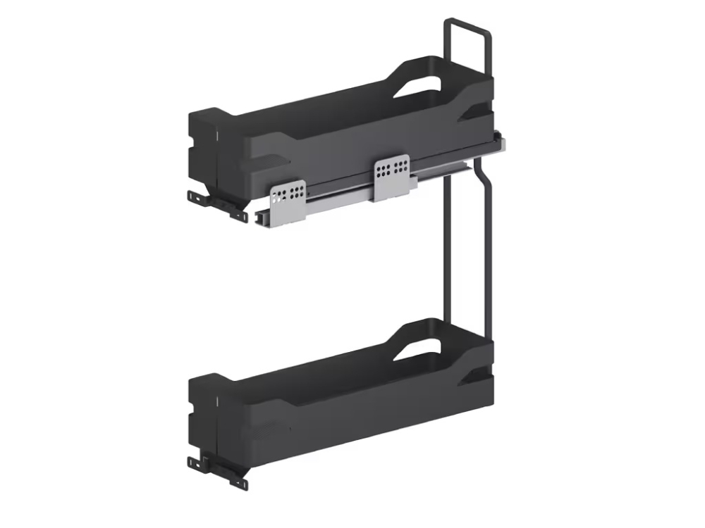 Výsuvný kôš STYLE antracit 300mm plnovýsuv