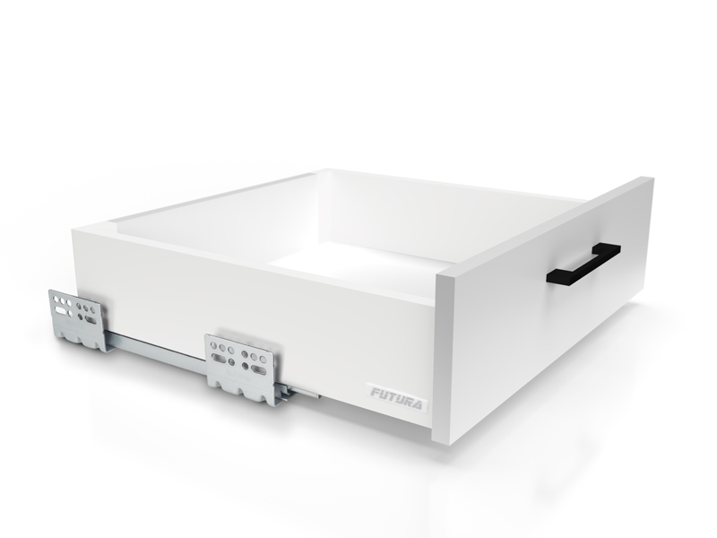 Výsuvný box FUTURA H90 / 550 mm / nízky / biely