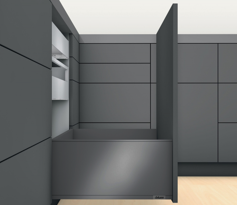 Blum LEGRABOX 600 mm F vysoký antracit - kompletná sada