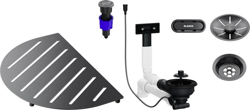 Blanco OOVALON sada komponentov / leštená nerez