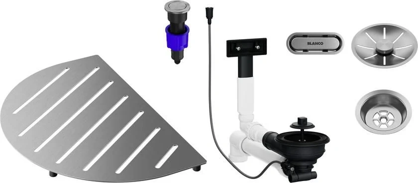 Blanco OOVALON sada komponentov / satin platinum