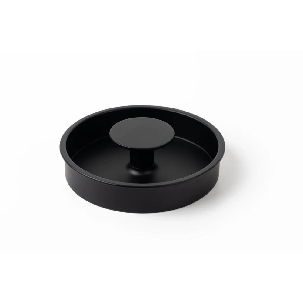 Viefe Úchytka zapustená DIPO / čierna matná / 74 mm
