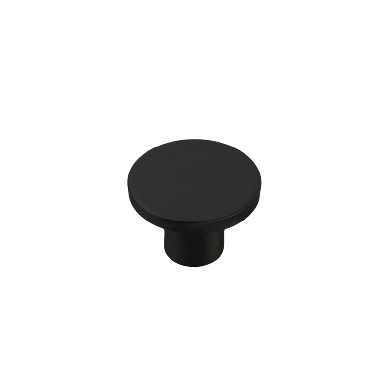 Úchytka knobka Viefe COMO / čierna matná / priemer 26 mm