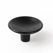 Dreven� knobka Viefe DISC WOOD / jase� �ierny matn� lakovan� / priemer 50 mm