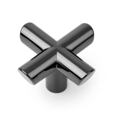 �chytka knobka Viefe EQUIS / le�ten� �ierna / 40 x 40 mm