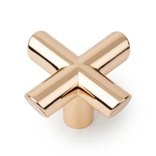 �chytka knobka Viefe EQUIS / le�ten� zlat� / 40 x 40 mm