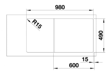 Blanco AXIA III XL 6 S schma