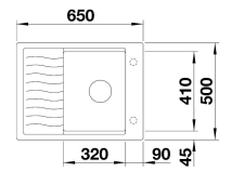Blanco ELON 45 S schma