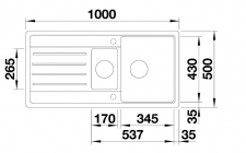 Blanco LEGRA 6 S - schma