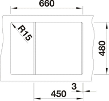 Blanco METRA 45 S Compact schma