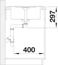 Blanco METRA 45 S Compact schma