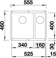 Drez Blanco SUBLINE 340/160-U schma