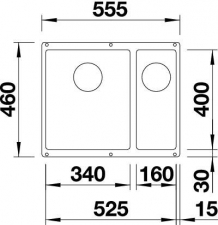 Drez Blanco SUBLINE 340/160-U - parametre