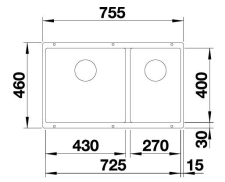 Drez Blanco SUBLINE 430/270-U schma