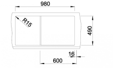 Blanco ZENAR XL 6 S - schma