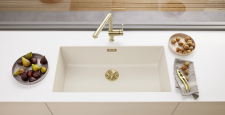 Blanco INFINO odtokov sprava GOLD edition - pre jednu vaniku