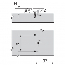 Blum 3D montna podloka