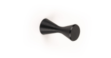 Úchytka knobka Viefe DIABOLO / čierna / priemer 13,5 mm