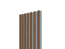 Lamelov panel 3D 2650x300 mm / lamely - dub charleston / podklad - siv matn