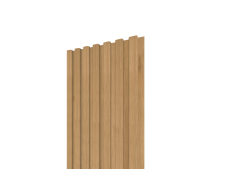 Lamelov panel 3D 2650x300 mm / lamely - dub eurpsky  / podklad    dub eurpsky