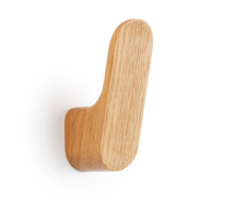 Nábytkový vešiak drevený Viefe LUV / dub / 28 x 82,2 mm