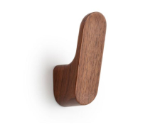 Nábytkový vešiak drevený Viefe LUV / orech / 28 x 82,2 mm