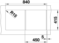 Blanco FAVUM 45 S schma