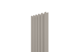 Lamelový panel 3D PLUS 2650x300 mm / lamely - kašmír / podklad - kašmír