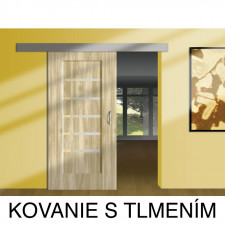 Sada na posuvn dvere s tlmenm HERKULES 60 kg / 2m