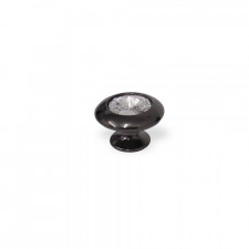 chytka Bosetti Marella knobka CHARIX / ierny leskl nikel / priemer 30 mm