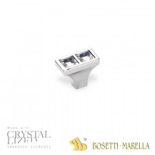 Úchytka Bosetti Marella knobka SELENA SWAROVSKI / lesklý nikel / 15 x 27 mm