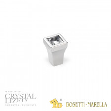 Úchytka Bosetti Marella knobka SELENA SWAROVSKI / lesklý nikel / 15 x 15 mm