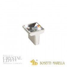 chytka knobka Bosetti Marella PARIS SWAROVSKI / leskl nikel / 30 x 30 mm