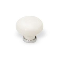 chytka knobka Bosetti Marella ALA / chrm biely porceln / priemer 30 mm