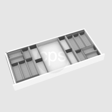 Prbornk do zsuvky BLUM ORGA-LINE / rka 1000 - 1099 / hbka 500 / nerez / siv