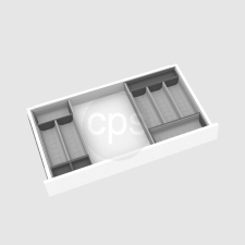 Prbornk do zsuvky BLUM ORGA-LINE / rka 700 - 799 / hbka 450 / nerez / siv