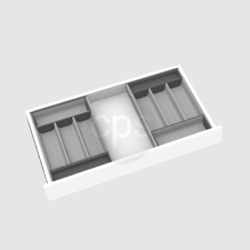 Prbornk do zsuvky BLUM ORGA-LINE / rka 800 - 899 / hbka 450 / nerez / siv