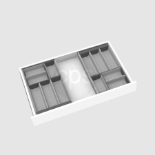 Prbornk do zsuvky BLUM ORGA-LINE / rka 800 - 899 / hbka 500 / nerez / siv