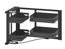 Magic Corner STYLE antracit ľavý