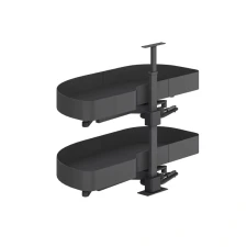 Rohová výsuvný ladvinka STYLE MAX antracit ľavá