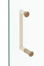 Sprchov� �chytka knobka Viefe FASE Shower Kit / br�sen� mosadz cava / 23 mm