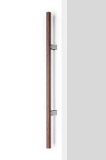 �chytka Viefe KUMO WOOD BIG 1SS � mont� spredu / orech + vzh�ad nerezovej ocele / 610 mm