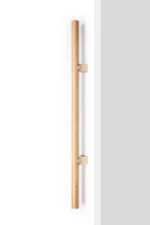 �chytka Viefe KUMO WOOD BIG ONE BBS � obojstrann� / dub + lakovan� br�sen� mosadz / 878 mm